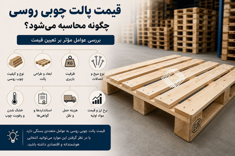 قیمت پالت چوبی روسی چگونه محاسبه می شود؟